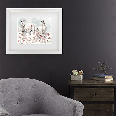 Trademark Fine Art Wild Horses III Framed Wall Art