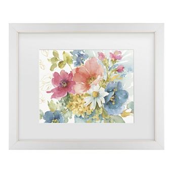 Trademark Fine Art My Garden Bouquet I Floral Framed Wall Art