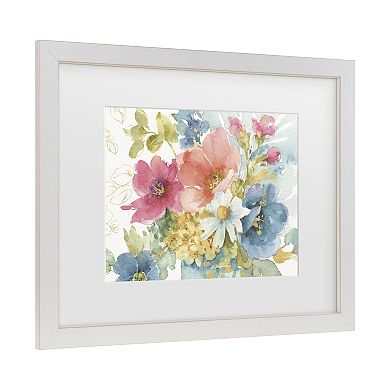 Trademark Fine Art My Garden Bouquet I Floral Framed Wall Art