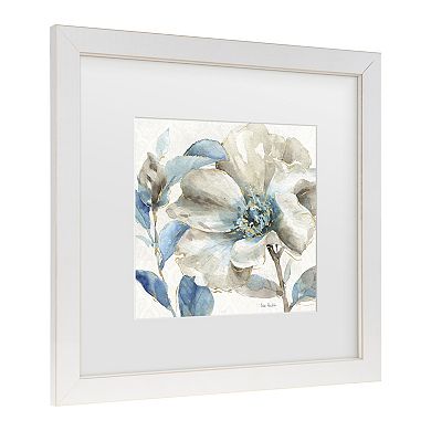 Trademark Fine Art Indigold IV Floral Framed Wall Art