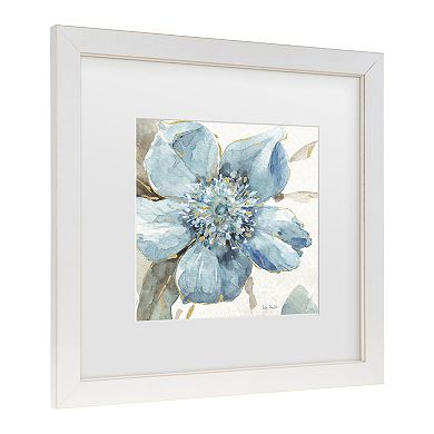 Trademark Fine Art Indigold VI Floral Framed Wall Art