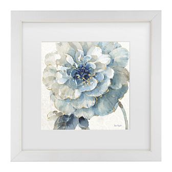 Trademark Fine Art Indigold VII Floral Framed Wall Art