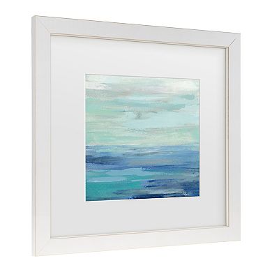 Trademark Fine Art Silvia Vassileva Sunset Beach II Framed Wall Art