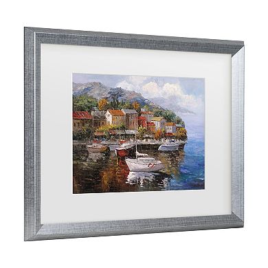 Trademark Fine Art At Sea Framed Wall Art