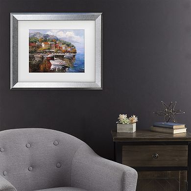 Trademark Fine Art At Sea Framed Wall Art