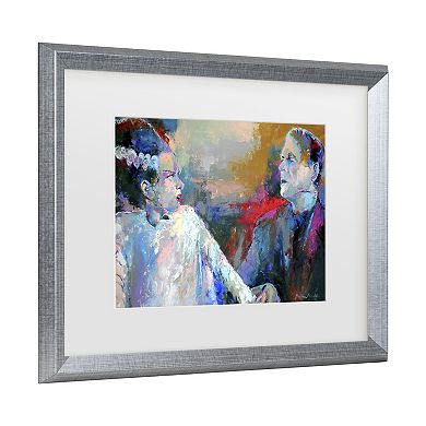 Trademark Fine Art Richard Wallich Frankenstein & His Wife Framed Wall Art