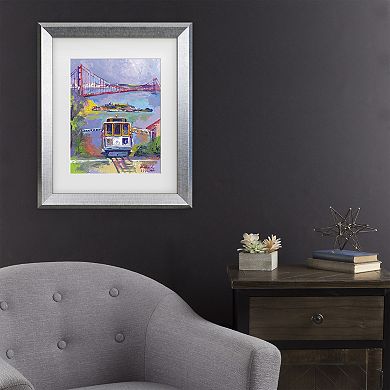 Trademark Fine Art Richard Wallich San Francisco 2 Framed Wall Art