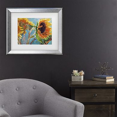 Trademark Fine Art Richard Wallich Sun 11 Framed Wall Art