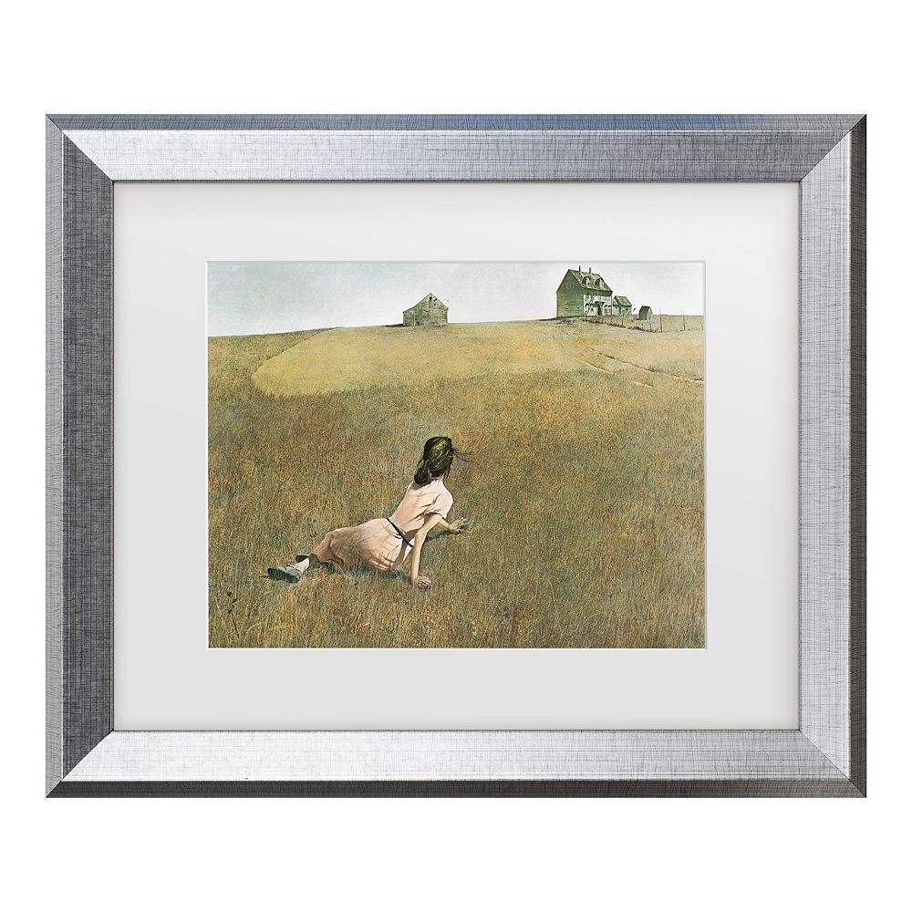 Trademark Fine Art Andrew Wyeth Christina's World Matted Framed Art