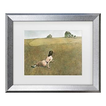 Trademark Fine Art Andrew Wyeth Christina's World Matted Framed Art