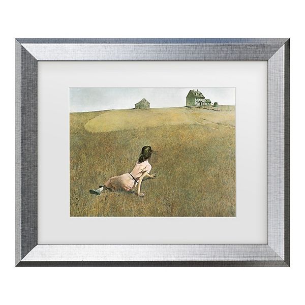 Trademark Fine Art Andrew Wyeth Christina's World Matted Framed Art