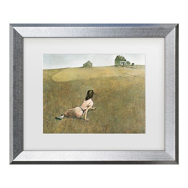 Trademark Fine Art Andrew Wyeth Christina's World Matted Framed Art