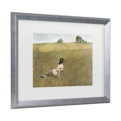 Trademark Fine Art Andrew Wyeth Christinas World Matted Framed Art