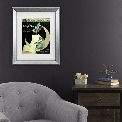 Trademark Fine Art Vintage Apple Collection Art Deco Music Sheet Matted Framed Art