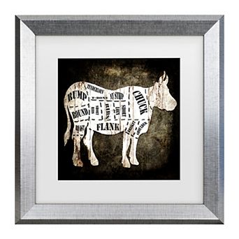 Trademark Fine Art LightBox Journal Butcher Shop II Matted Framed Art
