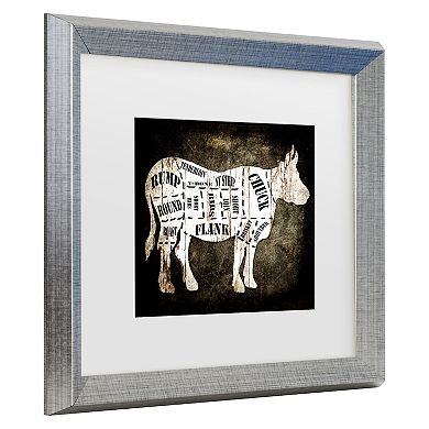 Trademark Fine Art LightBoxJournal Butcher Shop II Matted Framed Art