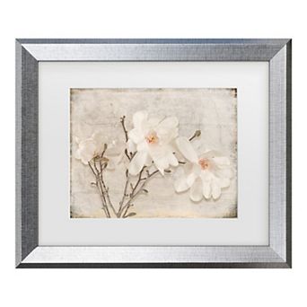 Trademark Fine Art LightBoxJournal Spring Magnolia Matted Framed Art