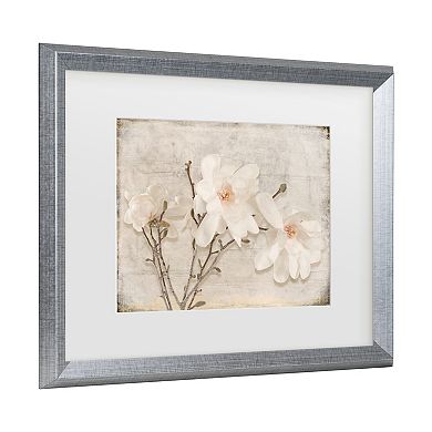 Trademark Fine Art LightBoxJournal Spring Magnolia Matted Framed Art
