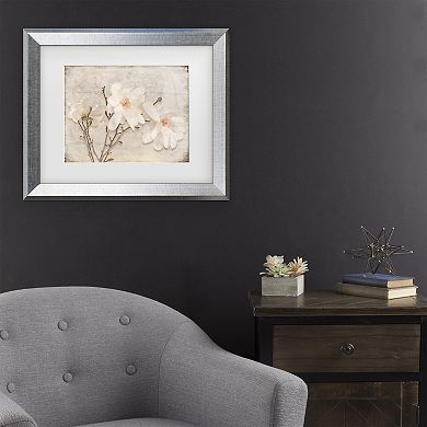 Trademark Fine Art LightBoxJournal Spring Magnolia Matted Framed Art
