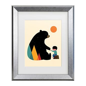 Trademark Fine Art Moises Levy Lightning Tree I Matted Framed Art