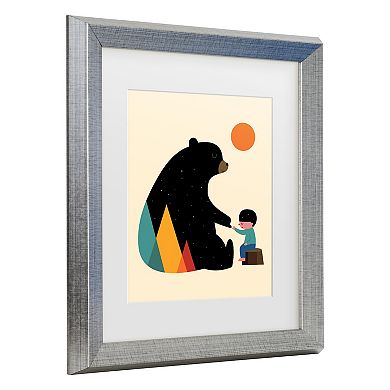 Trademark Fine Art Moises Levy Lightning Tree I Matted Framed Art