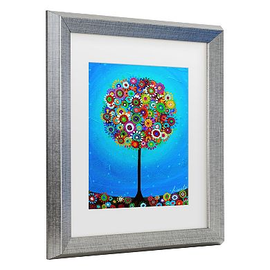 Trademark Fine Art Prisarts Rossmoors Tree Of Life Matted Framed Art