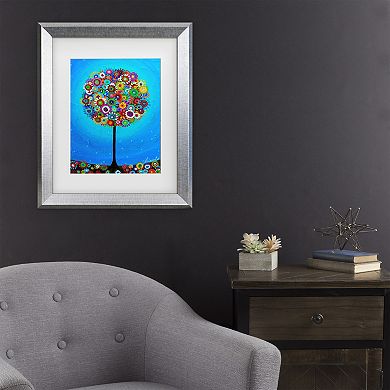 Trademark Fine Art Prisarts Rossmoors Tree Of Life Matted Framed Art