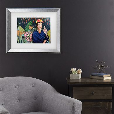 Trademark Fine Art Sylvie Demers Frida Matted Framed Art