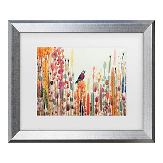 Trademark Fine Art Sylvie Demers Joie De Vivre Matted Framed Art