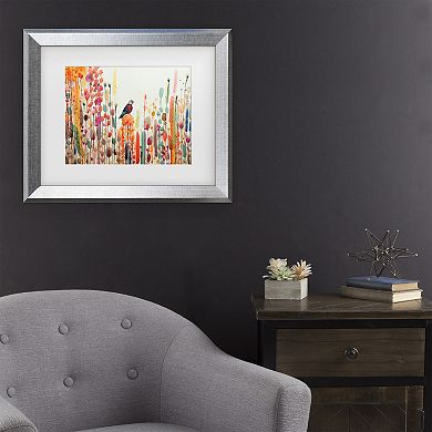 Trademark Fine Art Sylvie Demers Joie De Vivre Matted Framed Art