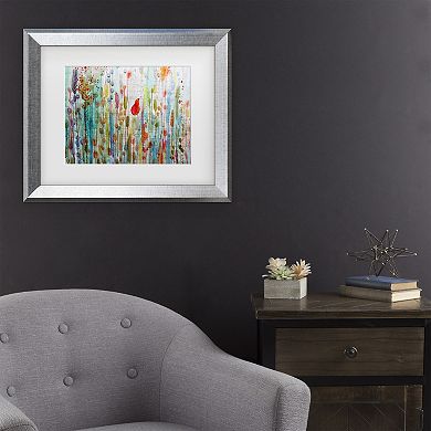 Trademark Fine Art Sylvie Demers Une Ame Dans Le Jardin Matted Framed Art