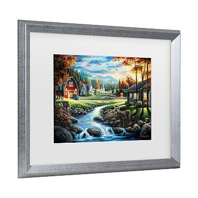 Trademark Fine Art Chuck Black Country Living Matted Framed Art