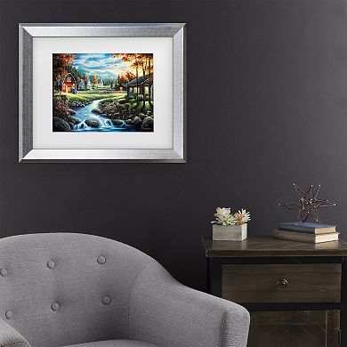 Trademark Fine Art Chuck Black Country Living Matted Framed Art