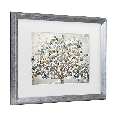 Trademark Fine Art Color Bakery Bubble Tree Matted Framed Art