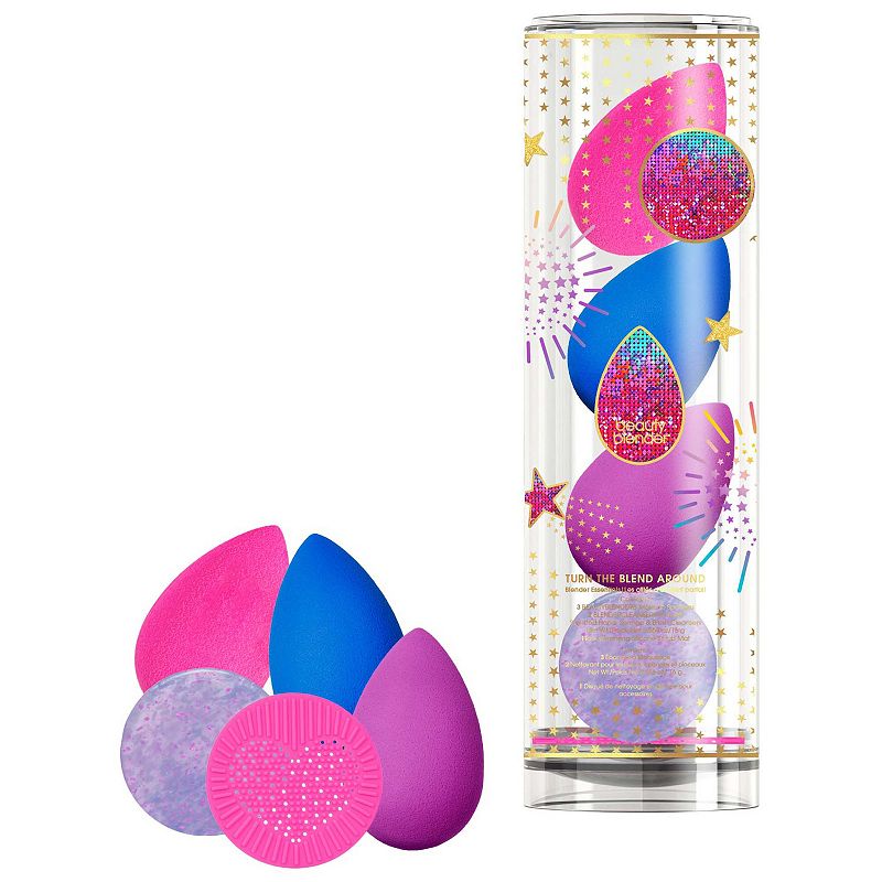 Turn the Blend Around Makeup Sponge and Cleanser Set, Multicolor