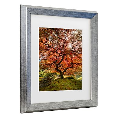 Trademark Fine Art Moises Levy The Tree Vertical Matted Framed Art