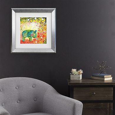 Trademark Fine Art Wyanne Garden Adventure Matted Framed Art