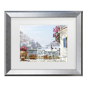 Trademark Fine Art The Macneil Studio Amalfi Coast Matted Framed Art