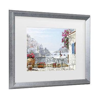 Trademark Fine Art The Macneil Studio Amalfi Coast Matted Framed Art