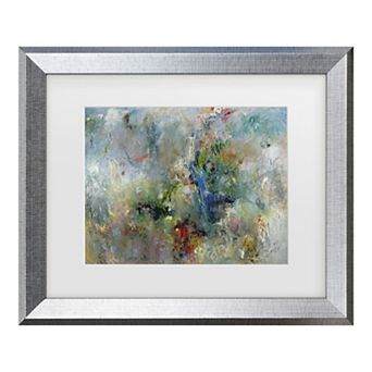 Trademark Fine Art Jane Deakin Valley of the Waterfalls Matted Framed Art