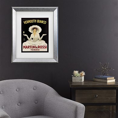 Trademark Fine Art Vermouth Bianco Martini Rossi Vermouth Bianco Martini Rossi Matted Framed Art