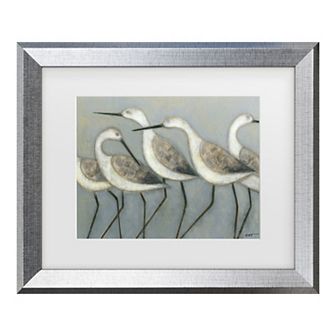 Trademark Fine Art Norman Wyatt Shore Birds I Matted Framed Art