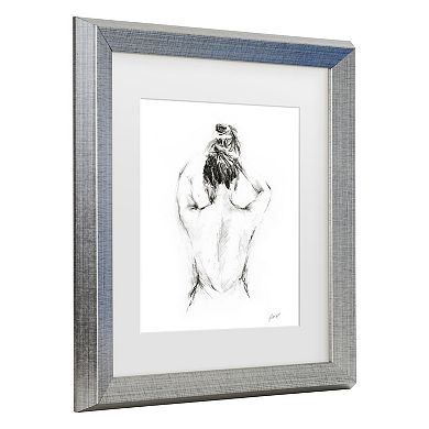 Trademark Fine Art Ethan Harper Back Study I Matted Framed Art