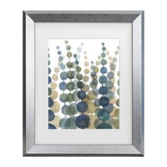 Trademark Fine Art Megan Meagher Pompom Botanical II Matted Framed Art