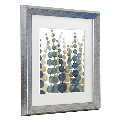 Trademark Fine Art Megan Meagher Pompom Botanical II Matted Framed Art