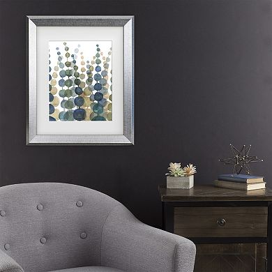 Trademark Fine Art Megan Meagher Pompom Botanical II Matted Framed Art