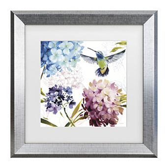 Trademark Fine Art Lisa Audit Spring Nectar Square III Matted Framed Art