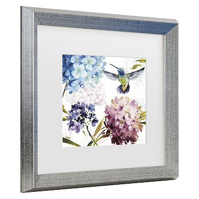 Trademark Fine Art Lisa Audit Spring Nectar Square III Matted Framed Art