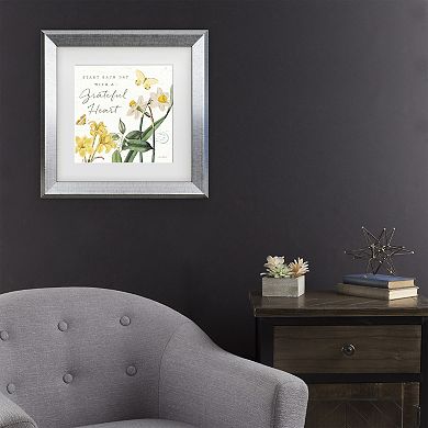 Trademark Fine Art Katie Pertiet Citron Curiosities IV Matted Framed Art