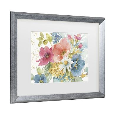 Trademark Fine Art Lisa Audit My Garden Bouquet I Matted Framed Art